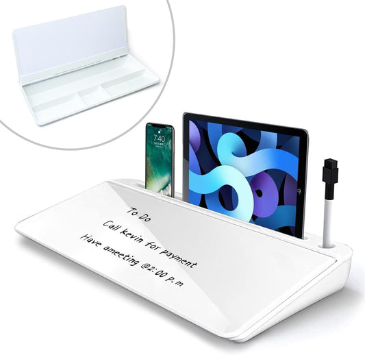 Tempered Glass Storage Desk Board – Minimalist Organizer & Writing Surface for a Clutter-Free Workspace