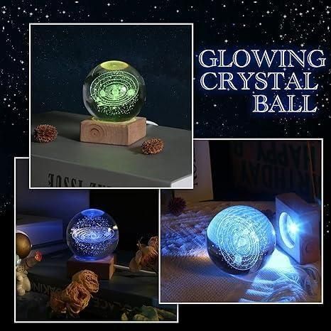 3D Crystal Lamp Ball – Assorted Design